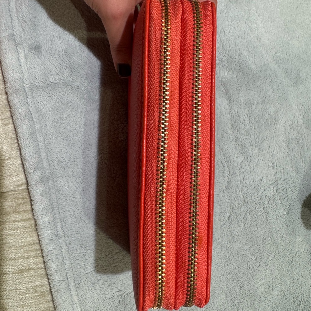 Red Leather Wallet - Picture 2 of 3